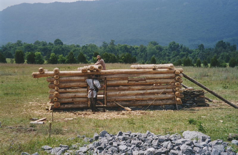 Beginning construction at Martin’s Station in 2002.