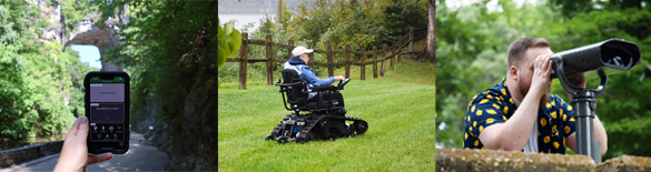 Right hear app, All Terrain Wheelchairs, Enchroma viewfinders