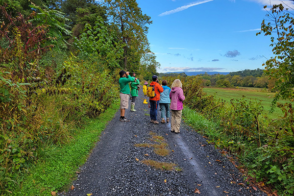 Guided birding h ike at Seven Bends State Park