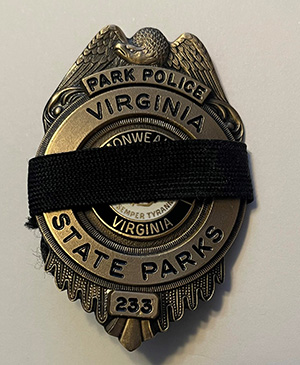 Law enforcement ranger badge