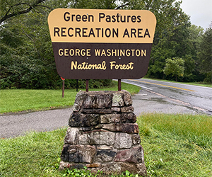 Green Pastures sign