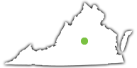 Location of James River State Park in Virginia Location of James River State Park in Virginia