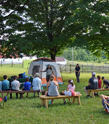 camping at a state park
