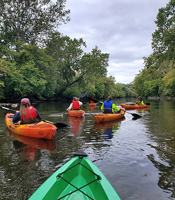 kayaking at a state park