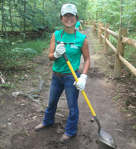 crew leader Erin
